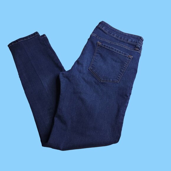 Sneak Peek Womens Skinny Jeans 13 Dark Wash Low Rise Ankle Stretch Juniors - Picture 1 of 8